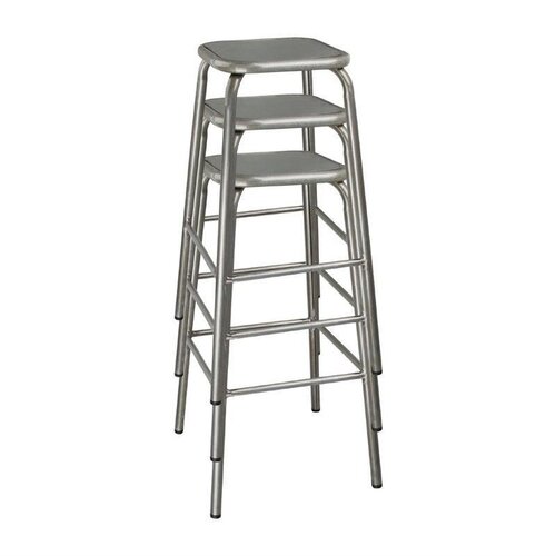 XXLselect OUTLET - Stołek wysoki | 4 szt. | 40x40x(H)77cm