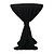 XXLselect OUTLET - Pokrowiec na stolik barowy, czarny 90 cm