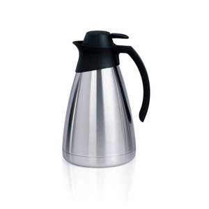 TOM-GAST OUTLET - Dzbanek izolowany 1 L ze stali nierdzewnej z przyciskiem, satynowany
