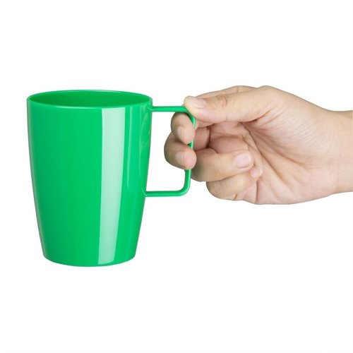 Kristallon OUTLET -Poliwęglanowy Kubek z uchwytem Zielony 284ml (12 szt) Kristallon OUTLET -Poliwęglanowy Kubek z uchwytem Zielony 284ml (12 szt)