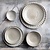 Olympia OUTLET - Talerze Olympia Corallite Concrete 205mm (6 sztuk)