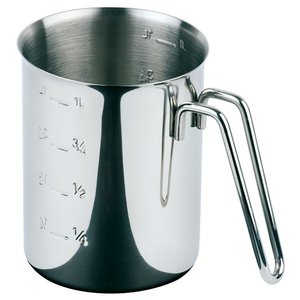 APS Stainless Steel Measuring Jug, 1 L APS Stainless Steel Measuring Jug, 1 L