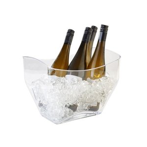 APS Pojemnik do wina lub szampana 7 L, 215x315 mm, (h)245 mm, transparentny z bocznymi uchwytami APS Pojemnik do wina lub szampana 7 L, 215x315 mm, (h)245 mm, transparentny z bocznymi uchwytami