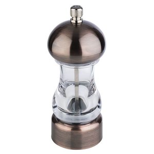 APS Młynek do pieprzu z akrylu 150 mm, miedziany APS Młynek do pieprzu z akrylu 150 mm, miedziany