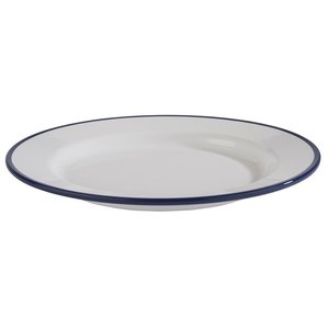APS Shallow Melamine Plate, Ø205 mm, Enamel Look