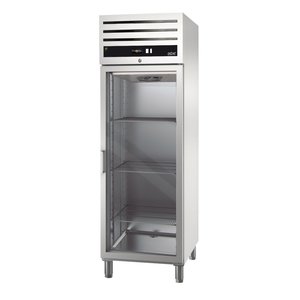 Asber Glass Door Refrigerator GN 2/1, 461 L, -2 °C to +8 °C Asber Glass Door Refrigerator GN 2/1, 461 L, -2 °C to +8 °C