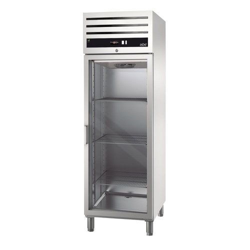 Asber Glass Door Refrigerator GN 2/1, 461 L, -2 °C to +8 °C Asber Glass Door Refrigerator GN 2/1, 461 L, -2 °C to +8 °C