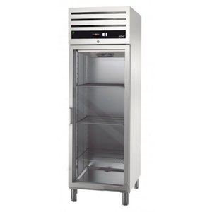 Asber Glass Door Refrigerator GN 2/1, 461 L, -2 °C to +8 °C Asber Glass Door Refrigerator GN 2/1, 461 L, -2 °C to +8 °C