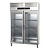 Asber Double Glass Door Refrigerator GN 2/1, 922 L, -2 °C to +8 °C