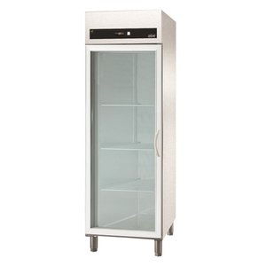 Asber Glass Door Refrigerator GN 2/1, 437 L, -2 °C to +8 °C Asber Glass Door Refrigerator GN 2/1, 437 L, -2 °C to +8 °C