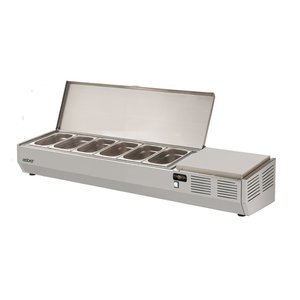 Asber Pizza refrigerated display case Asber Pizza refrigerated display case