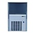 Asber Air Cooled Ice Cube Maker 40 kg/24hr, 13 kg Storage