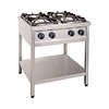 Asber Gas Cooker with 4 Burners on an Open Base, 21,5 kW