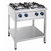 Asber Gas Cooker with 4 Burners on an Open Base, 25 kW
