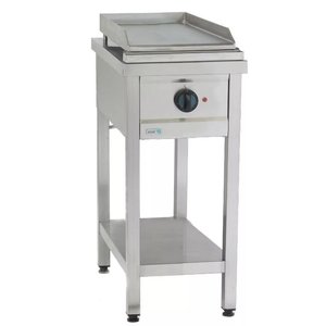 Asber Countertop Electric Griddle Smooth, 4,2 kW 380-415V on Open Base Asber Countertop Electric Griddle Smooth, 4,2 kW 380-415V on Open Base