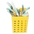 Asber Yellow Basket for Cutlery 105 x 105 x 130 mm