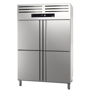 Asber Szafa chłodnicza 4-drzwiowa GN 2/1, 922 L, -2 °C do +8 °C Asber Szafa chłodnicza 4-drzwiowa GN 2/1, 922 L, -2 °C do +8 °C