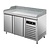 Asber Double Doors Pizza Prep Table, 372 L, Side-Mounted Compressor