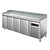 Asber Four Doors Pizza Prep Table, 804 L, Side-Mounted Compressor