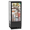 Bartscher Refrigerated Display Square, 98 L, from 2°C to 12°C, Countertop, Black