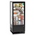 Bartscher Refrigerated Display Square, 98 L, from 2°C to 12°C, Countertop, Black