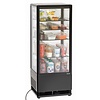 Bartscher Refrigerated Display Square, 98 L, from 2°C to 12°C, Countertop, Black