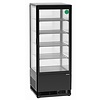 Bartscher Refrigerated Display Square, 98 L, from 2°C to 12°C, Countertop, Black