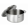 Bartscher Stainless Steel Low Pot with Lid 25 L Ø 430 mm