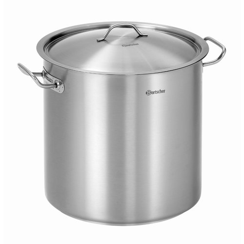 Bartscher Stainless Steel 18/10 High Stock Pot 25 L Ø 290 mm