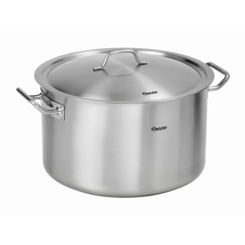 Bartscher Stainless Steel Medium Pot with Lid 30 L Ø 430 mm Bartscher Stainless Steel Medium Pot with Lid 30 L Ø 430 mm