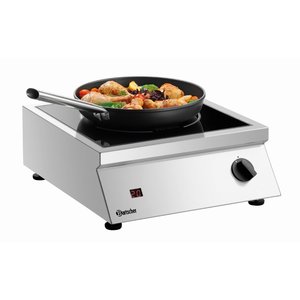 Bartscher Countertop Induction Hob z with 1 Hot Zone and 20 Steps Adjustable, 3,5 kW