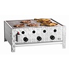 Bartscher Countertop Gas Grill 600 x 475 mm, Galvanized, 3 Heating Zones, 10 kW