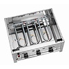 Bartscher Countertop Gas Grill 600 x 475 mm, Galvanized, 3 Heating Zones, 10 kW
