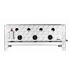 Bartscher Countertop Gas Grill 600 x 475 mm, Galvanized, 3 Heating Zones, 10 kW