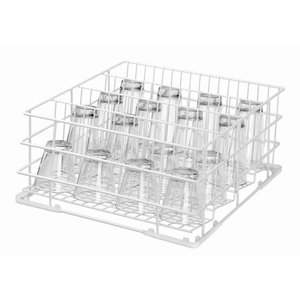 Bartscher White Dishwasher Glasses Basket 4 compartments / 400 x 400 x 185 mm Bartscher White Dishwasher Glasses Basket 4 compartments / 400 x 400 x 185 mm
