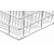 Bartscher White Dishwasher Glasses Basket 4 compartments / 400 x 400 x 185 mm