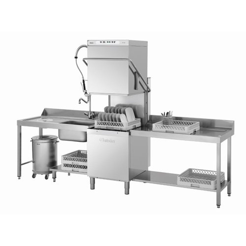 Bartscher Zmywarka kapturowa 500 x 500 mm z systemem samoczyszczenia, do 60 koszy/h Bartscher Zmywarka kapturowa 500 x 500 mm z systemem samoczyszczenia, do 60 koszy/h