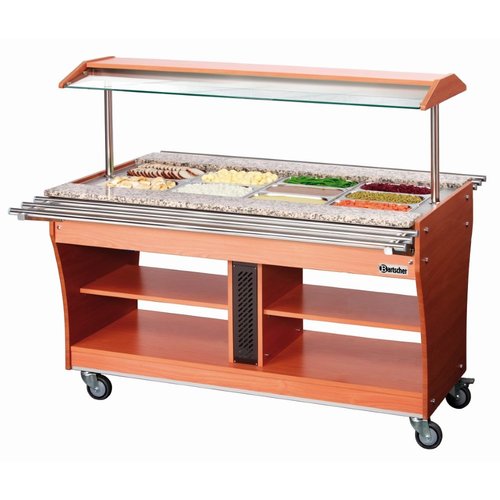 Bartscher Tray slide, 1 piece, 4x 1/1 GN Bartscher Tray slide, 1 piece, 4x 1/1 GN