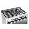 Bartscher Gas Cooker with 5 Burners and Electric Oven, 104 L, 13,8 kW Bartscher Gas Cooker with 5 Burners and Electric Oven, 104 L, 13,8 kW