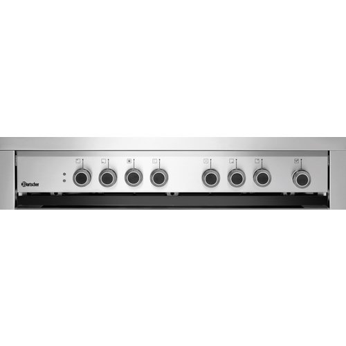 Bartscher Gas Cooker with 5 Burners and Electric Oven, 104 L, 13,8 kW Bartscher Gas Cooker with 5 Burners and Electric Oven, 104 L, 13,8 kW
