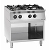 Bartscher Gas Cooker with 4 Burners on an Open Base, 19 kW