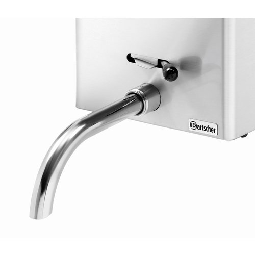 Bartscher Frytownica elektryczna nastawna 8 L, 3,4 kW ze zdejmowanym kranem spustowym Bartscher Frytownica elektryczna nastawna 8 L, 3,4 kW ze zdejmowanym kranem spustowym