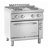 Bartscher Electric Cooker with 4 Round Hotplates and Electric Oven GN 1/1, 58 L, 14,05 kW Bartscher Electric Cooker with 4 Round Hotplates and Electric Oven GN 1/1, 58 L, 14,05 kW