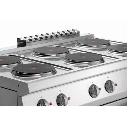 Bartscher Electric Cooker with 6 Round Hotplates and Electric Oven GN 1/1, 58 L, 19,25 kW Bartscher Electric Cooker with 6 Round Hotplates and Electric Oven GN 1/1, 58 L, 19,25 kW