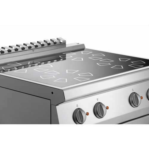 Bartscher Electric Cooker z 4 Hot Zones and Electric Oven GN 1/1, 58 L, 12,85 kW Bartscher Electric Cooker z 4 Hot Zones and Electric Oven GN 1/1, 58 L, 12,85 kW