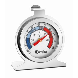 Bartscher Dial Thermometer, -30°C to 30°C, Silver