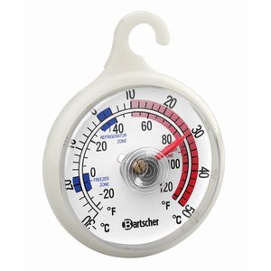 Bartscher Dial Thermometer, -30°C to 50°C, White Bartscher Dial Thermometer, -30°C to 50°C, White