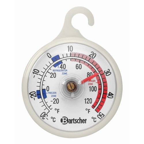 Bartscher Tarczowy termometr, -30°C do 50°C, biały Bartscher Tarczowy termometr, -30°C do 50°C, biały