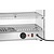 Bartscher Countertop Heating Display 45 L, 2-Level, 0,80 kW, from 30 to 90 °C, with Bent Glass, Silver