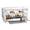 Bartscher Nablatowa witryna grzewcza 80 L, 2-poziomowa, 1 kW, od 30 do 90 °C, srebrna